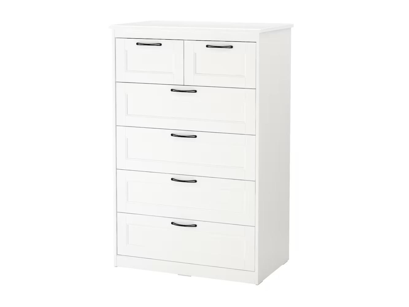 Комод Сонгесанд 15 white ИКЕА (IKEA) изображение товара