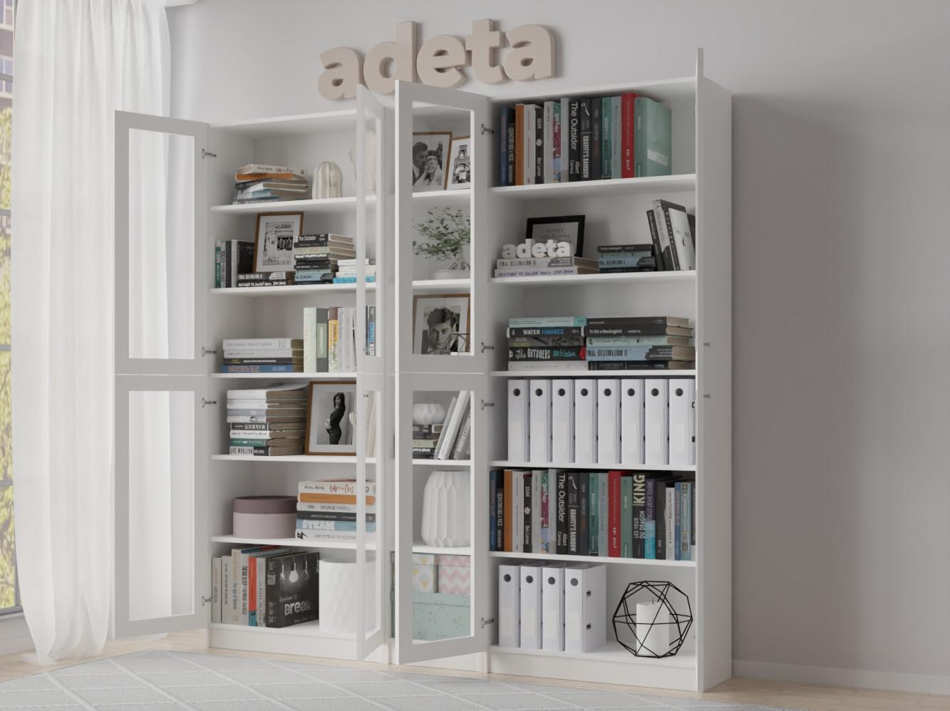 Книжный шкаф Билли 346 white ИКЕА (IKEA) изображение товара