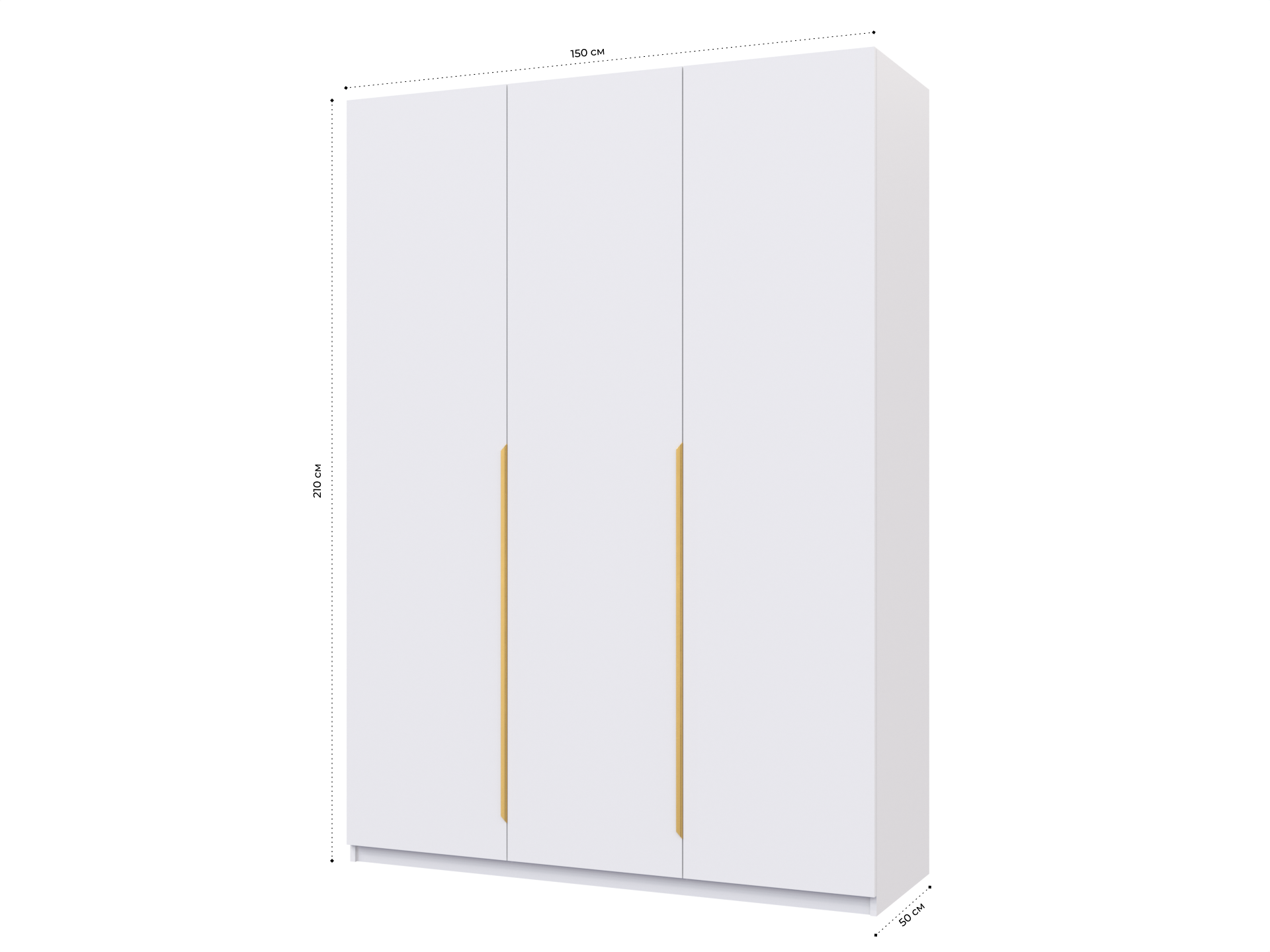 Распашной шкаф Пакс Альхейм 3 white ИКЕА (IKEA) изображение товара